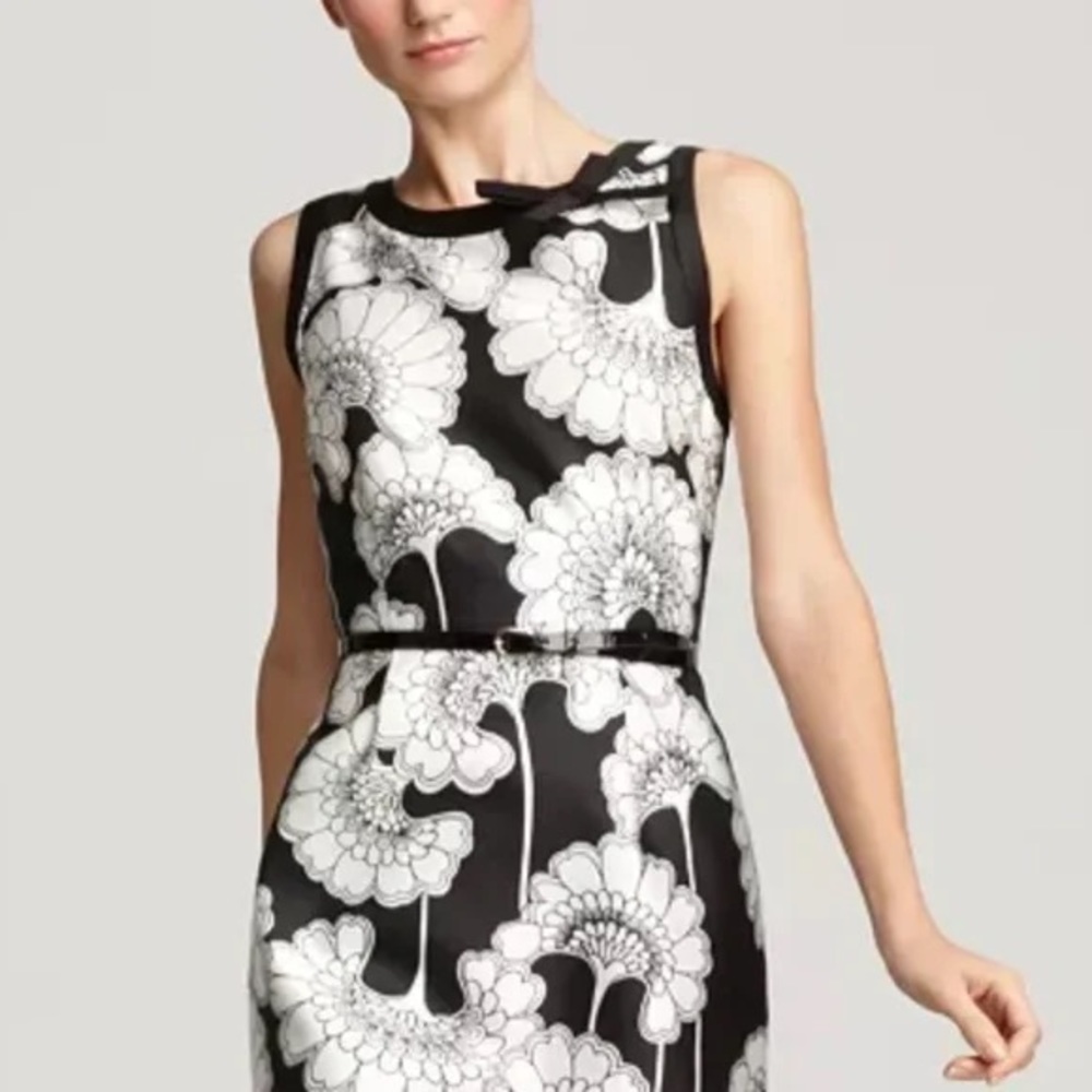 Kate Spade x Florence Broadhurst Austin Fan Floral Retro Sleeveless Shift Dress